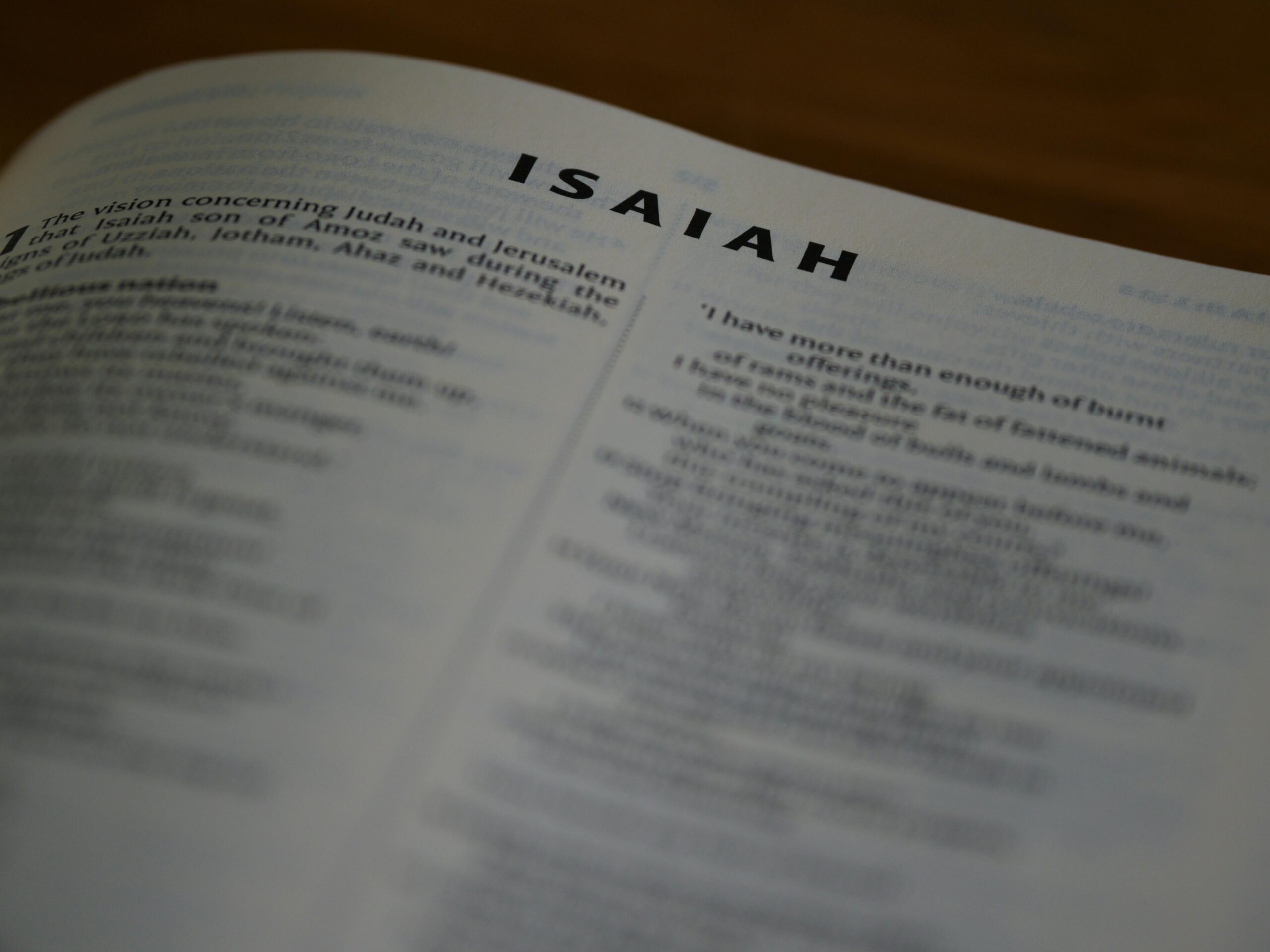Bible book isaiah
