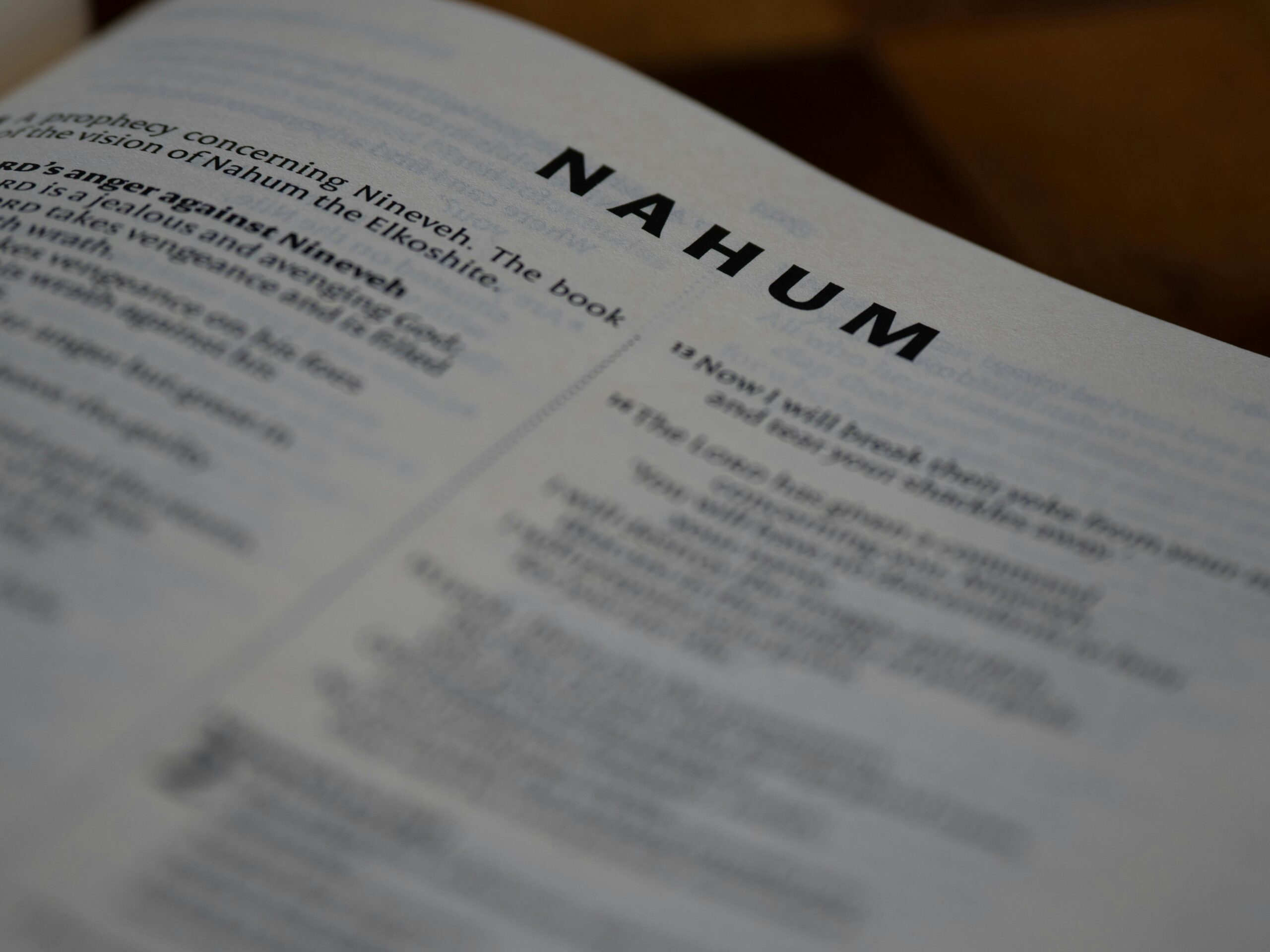 Bible book nahum