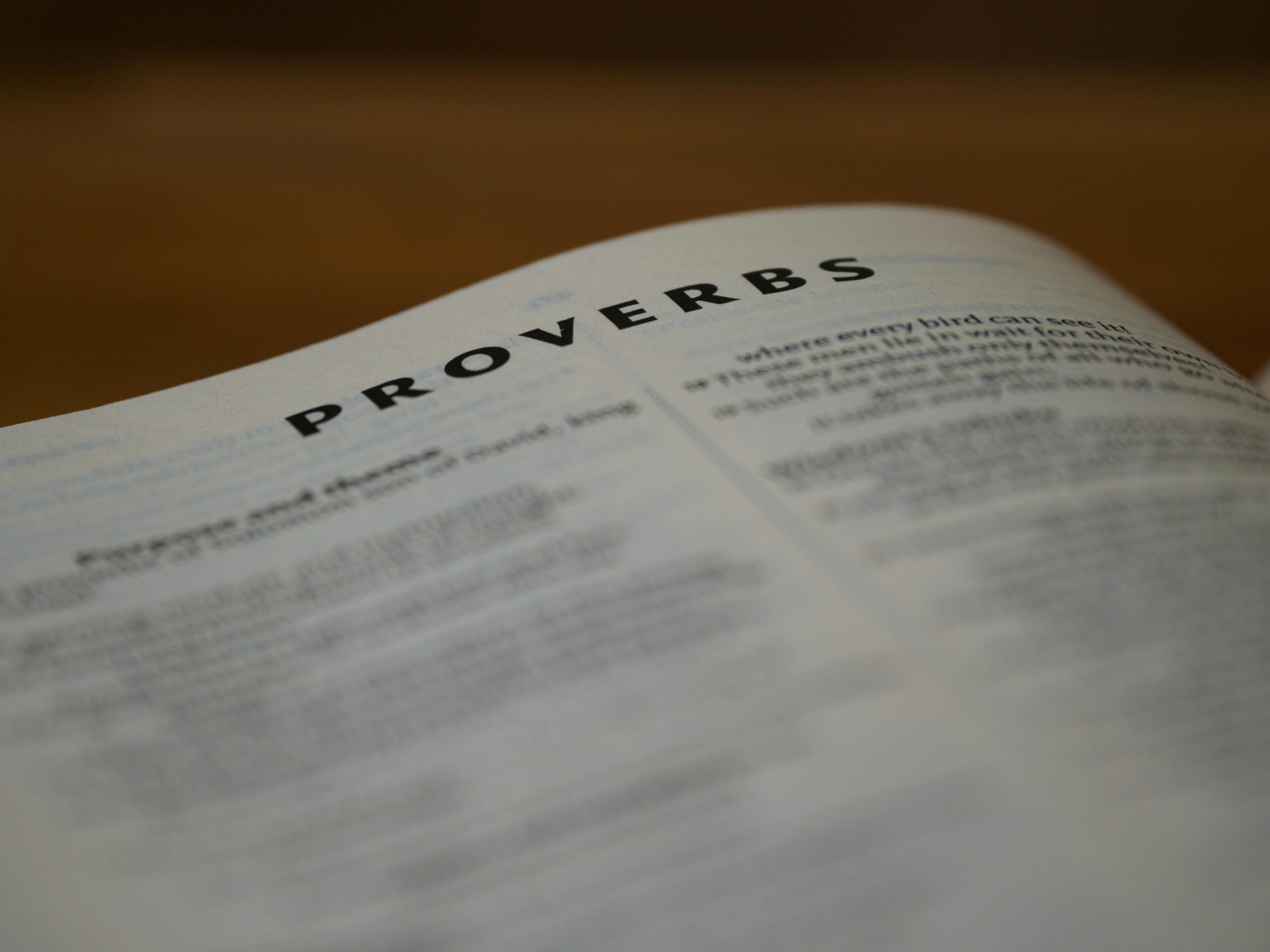 Bible book proverbs